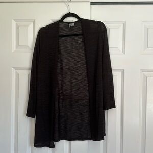 Divided Black Cardigan, Size Medium